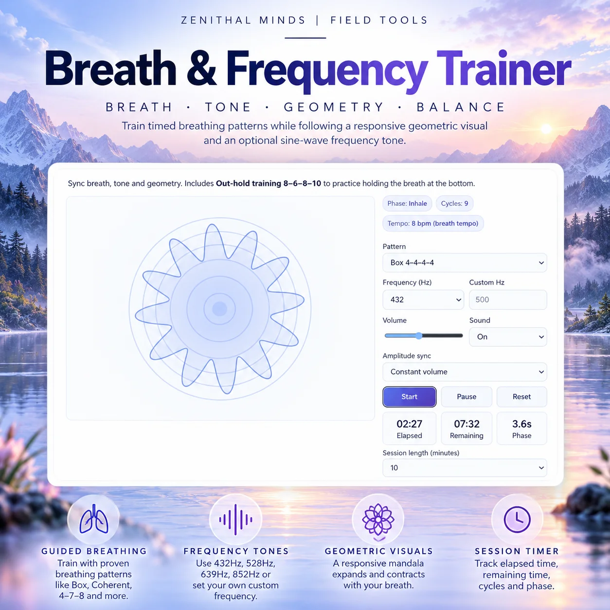 Breath & Frequency Trainer
