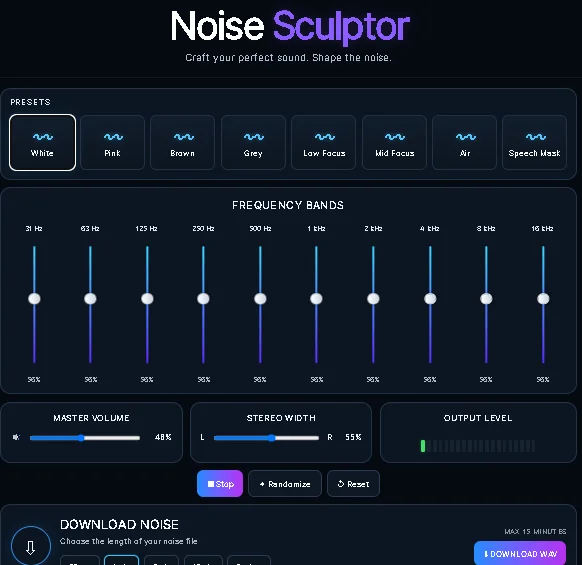 Noise Sculptor